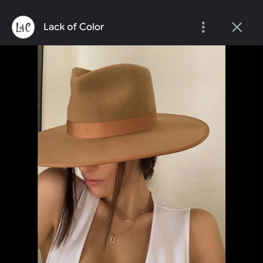 Lack of Color Brown Hat